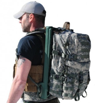 【LightningPack】製品化も間近のモデル、なおモニターの兵士によると背負い心地も「通常のバッグより良い」という。