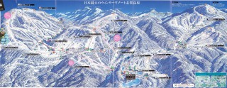 【志賀高原全体を覆うスキー連邦】日本では珍しい大型リゾートだ。