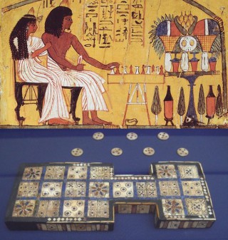 【メソポタミア時代から】都市国家Uruで行われたゲーム、バックギャモン(盤双六)の祖先と考えられている。