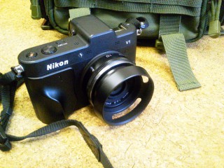 Nikon V1にサードパーティーオプションをつけてみた!!(UVフィルター+メタルフード)