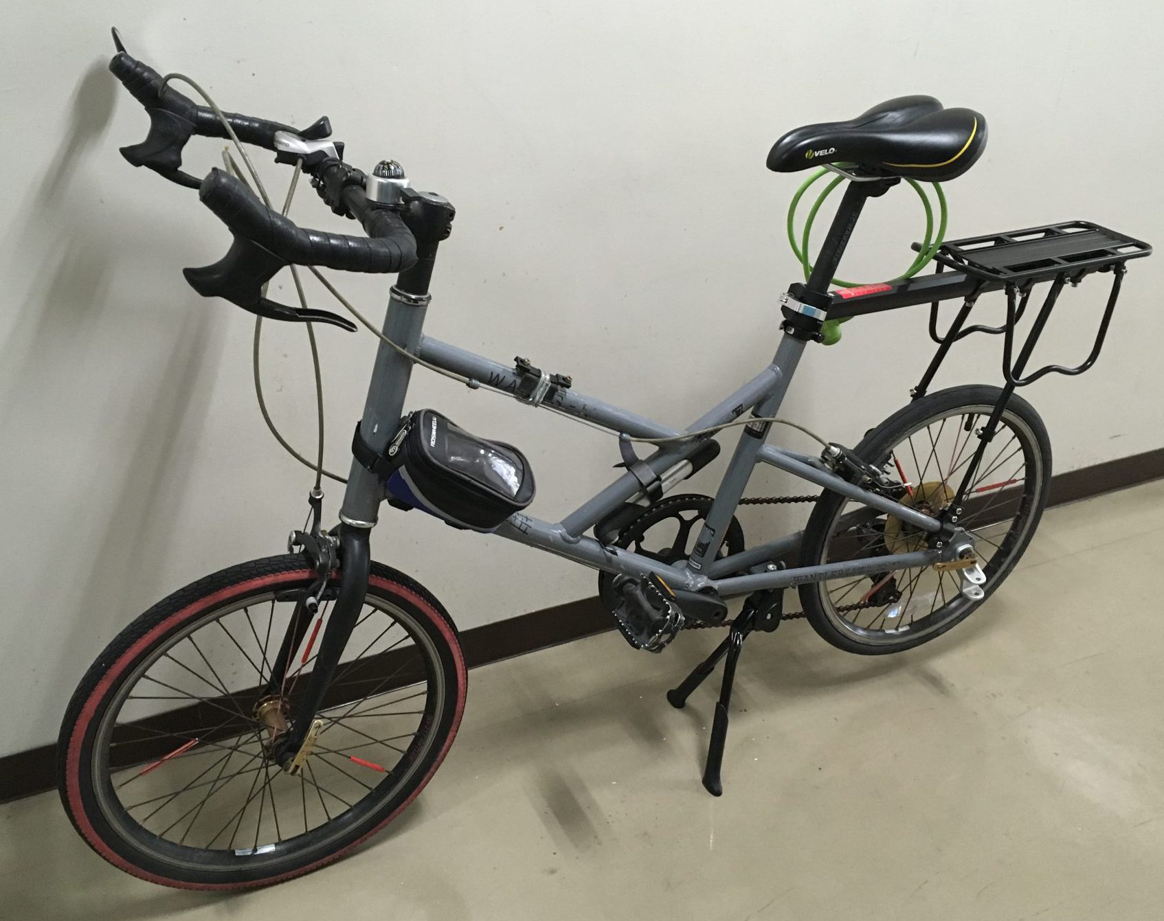 週末大工 意外と簡単だった小径車 ミニベロ にリアキャリアと子供乗せ増設 4000円コース キャリア編 Campsite7